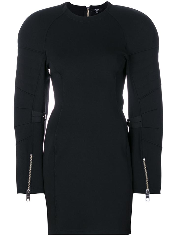 Versus Structured Sleeve Jersey Dress - Black
