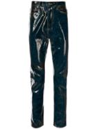 Doublet Varnished Finish Trousers - Grey