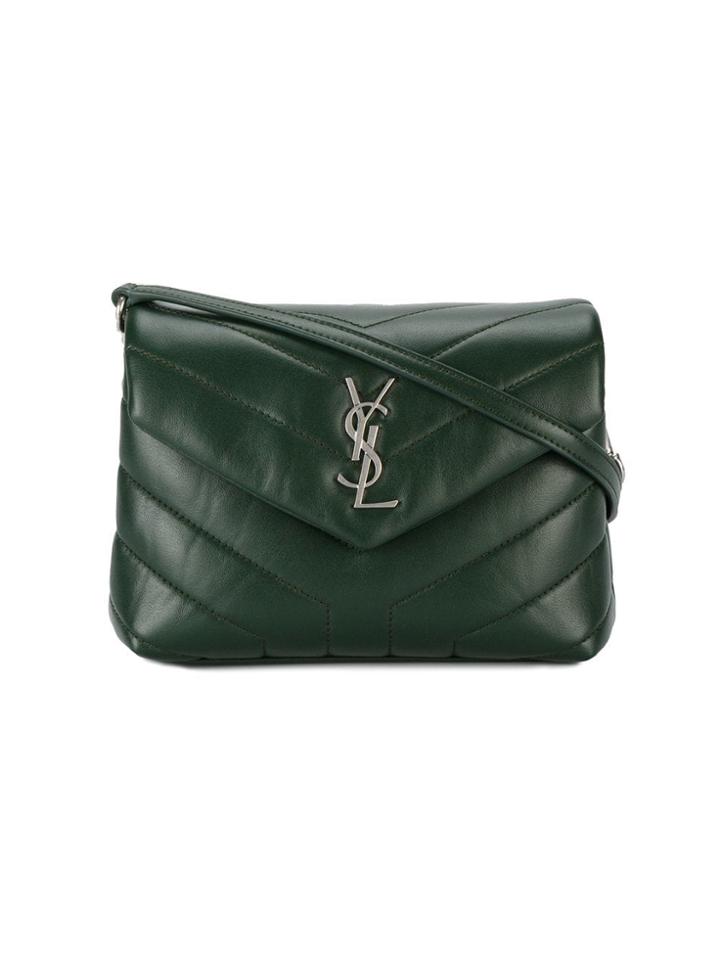 Saint Laurent Toy Lou Lou Strap Shoulder Bag - Green