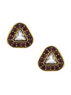 Camila Klein Strass Earrings - Gold