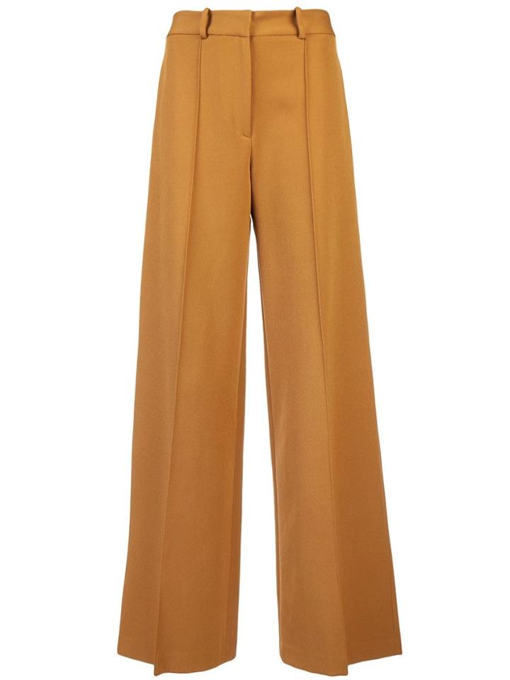 Milly Super Flared Trousers - Yellow & Orange