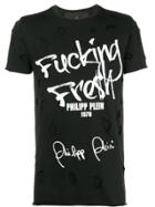 Philipp Plein Distressed Detail T-shirt - Black