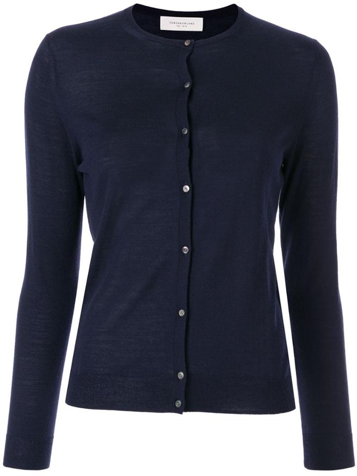 Tomorrowland Crew Neck Cardigan - Black