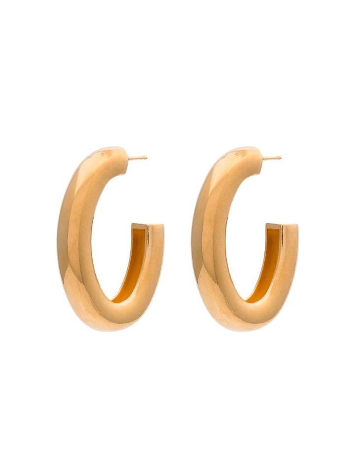 Marni Gold Tone Hoop Earrings