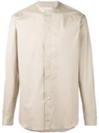 Lemaire - Officer Collar Shirt - Men - Cotton/spandex/elastane - 50, Nude/neutrals, Cotton/spandex/elastane