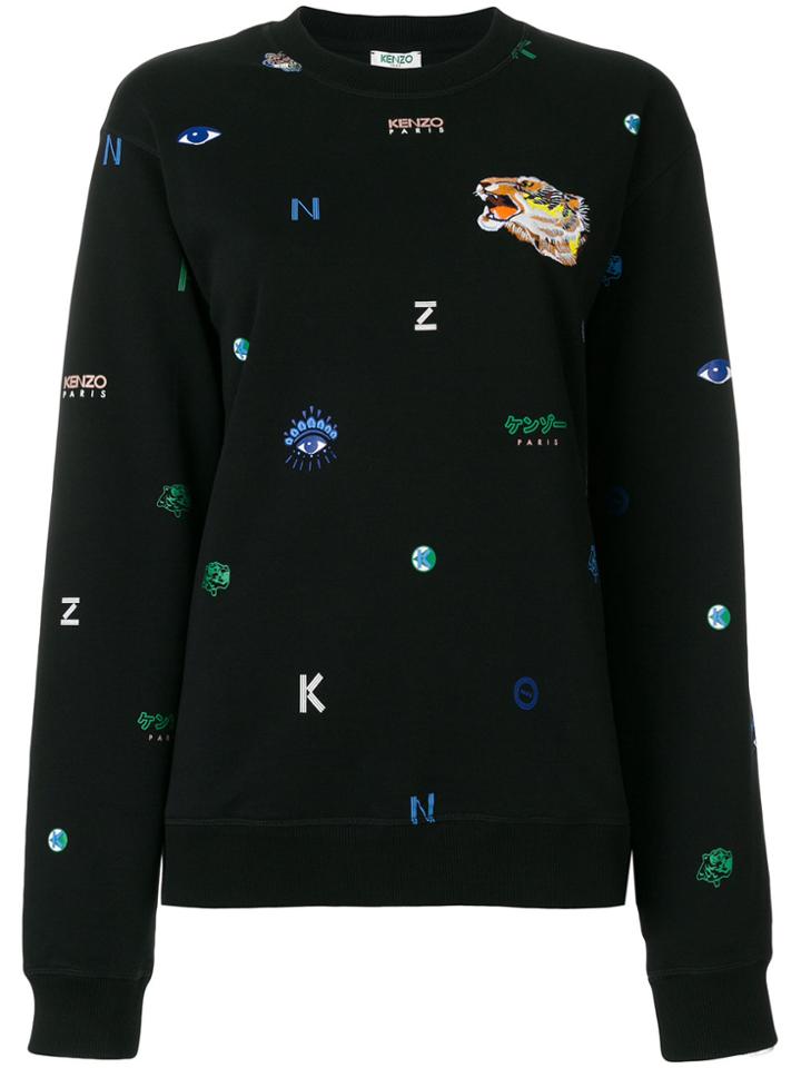 Kenzo Multi Icons Sweatshirt - Black
