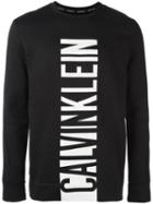Calvin Klein Jeans Logo Print Sweatshirt, Men's, Size: Medium, Black, Cotton/polyamide