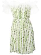 Giambattista Valli Tulle Mini Floral Dress - Neutrals