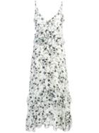 Nicole Miller Long Floral Dress - White