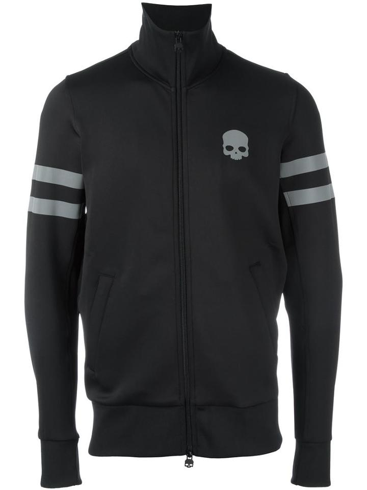 Hydrogen Zipped Sweatshirt, Men's, Size: Xl, Black, Polyester/spandex/elastane