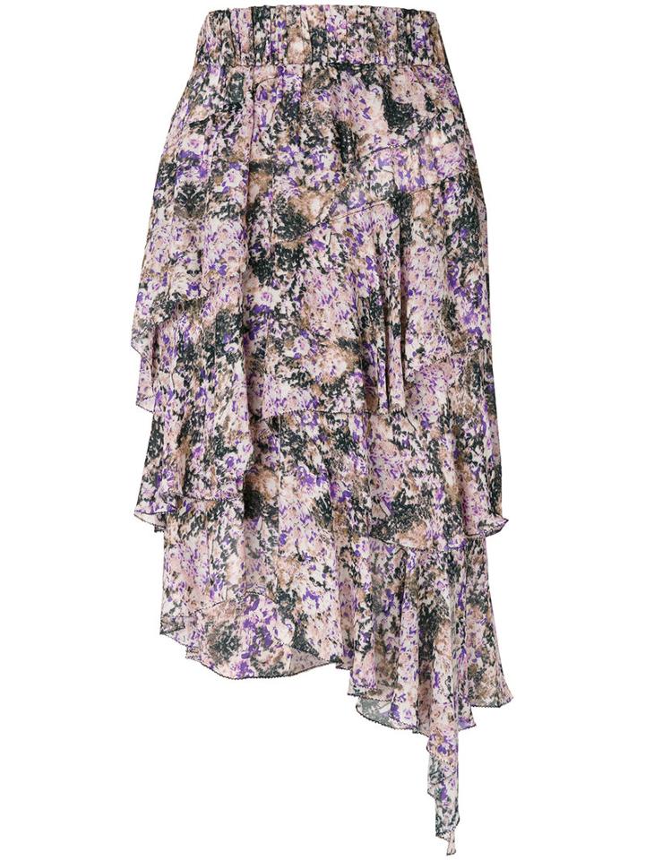 Isabel Marant Étoile - Jeezon Pleated Skirt - Women - Viscose - 36, Nude/neutrals, Viscose