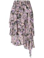 Isabel Marant Étoile - Jeezon Pleated Skirt - Women - Viscose - 36, Nude/neutrals, Viscose