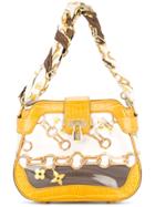 Louis Vuitton Vintage Sac Fleur Chain Shoulder Bag - Yellow & Orange
