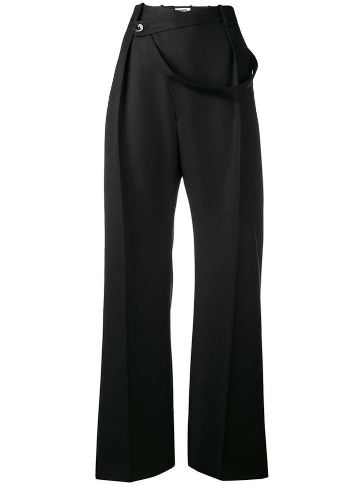 Jil Sander Loose Tailored Trousers - Blue