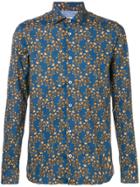 Manuel Ritz All-over Print Shirt - Blue