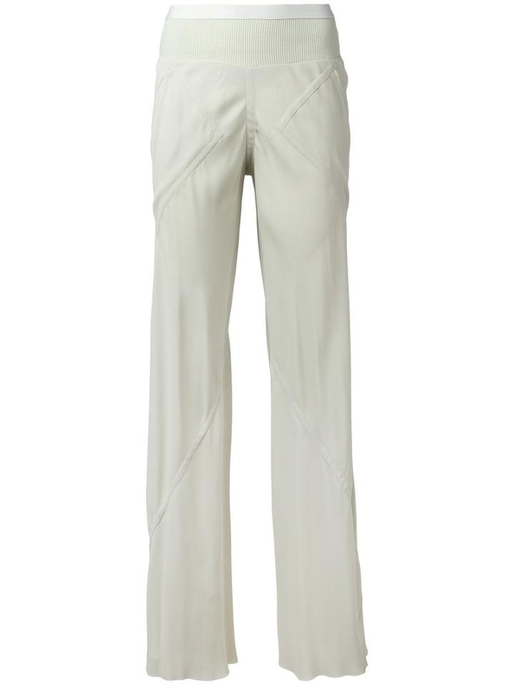 Rick Owens Bias Palazzo Pants, Women's, Size: 42, Grey, Acetate/viscose/polyamide/cotton