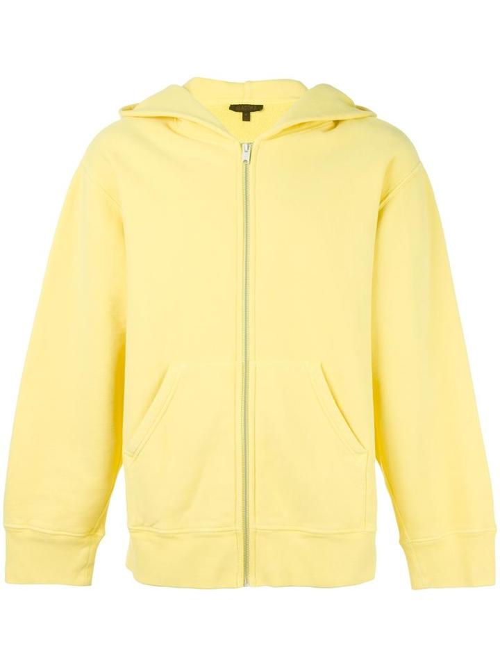 Yeezy Season 3 Zipped Hoodie, Men's, Size: Small, Yellow/orange, Cotton