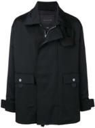 Mackintosh 0004 Black Cotton 0004 Fireman Coat