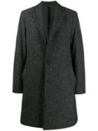 Calvin Klein Buttoned Boxy-fit Coat - Grey