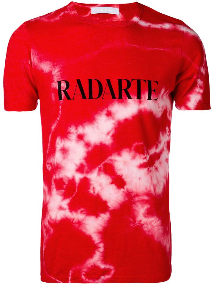 Rodarte - Crystal Tie Dye T-shirt - Unisex - Cotton/polyester/rayon - M, Red, Cotton/polyester/rayon