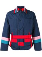 Craig Green Diamond Block Panel Jacket, Men's, Size: Medium, Blue, Cotton