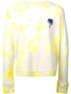 The Elder Statesman Dyed Palm Tree Sweater - Neutrals