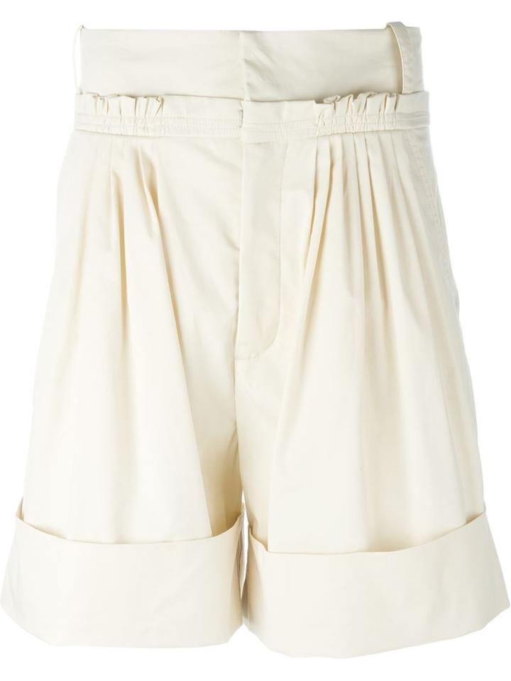 J.w. Anderson Pleated Knee Shorts