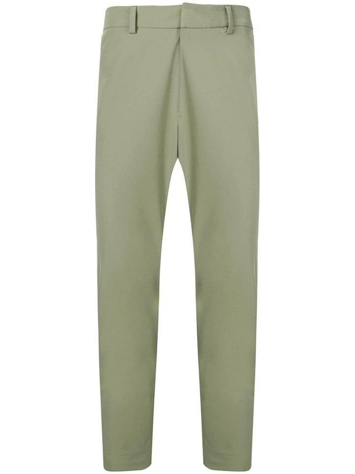 Prada Technical Fabric Trousers - Green
