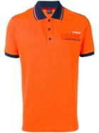 Paul & Shark Logo Printed Polo Shirt - Orange