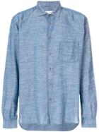 Ymc Long Sleeve Shirt - Blue