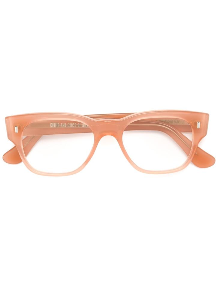 Cutler & Gross Rectangular Shaped Glasses - Pink & Purple