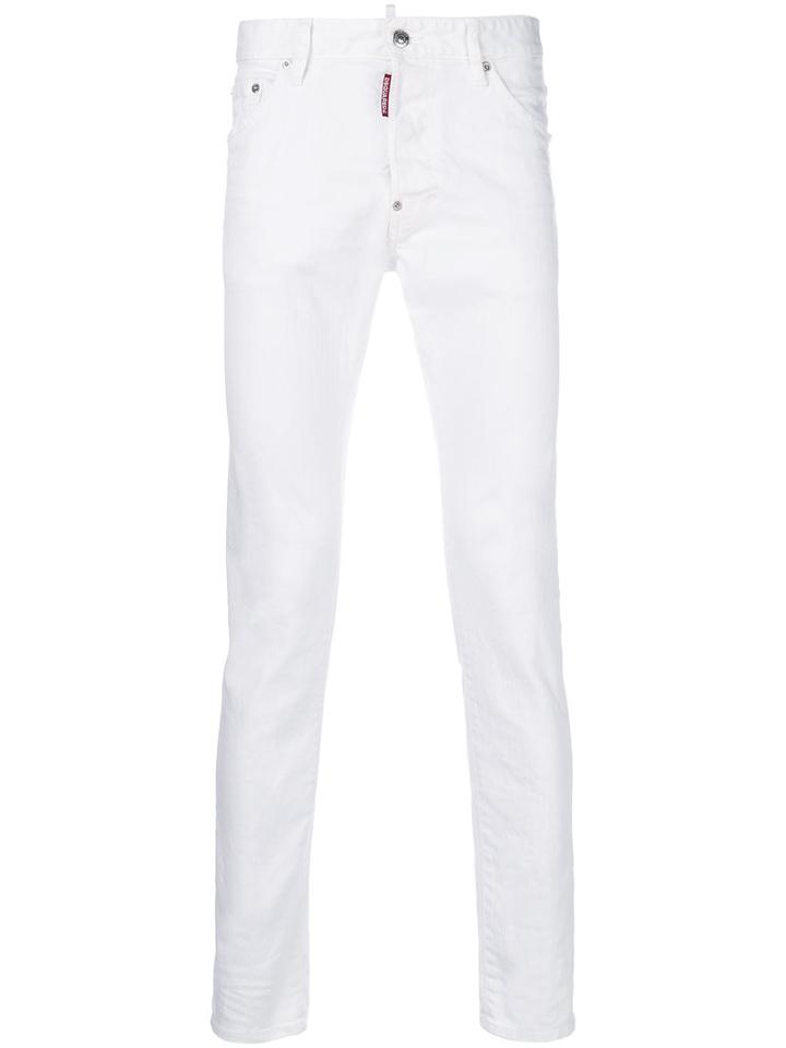 Dsquared2 - Cool Guy Jeans - Men - Cotton/spandex/elastane - 52, White, Cotton/spandex/elastane