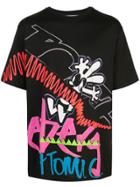 Iceberg Graffiti Print T-shirt - Black
