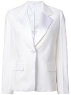 Helmut Lang Classic Fitted Blazer - White