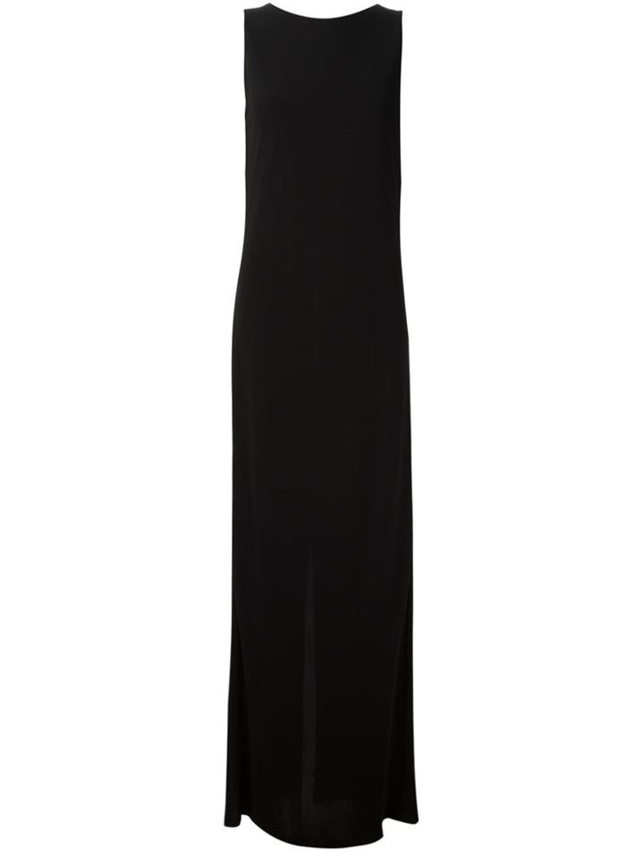 Maison Margiela Open Back Maxi Dress - Black
