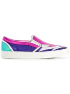 Dsquared2 Colour-block Slip-on Sneakers - Multicolour
