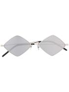 Saint Laurent Eyewear Diamond Sunglasses - Metallic