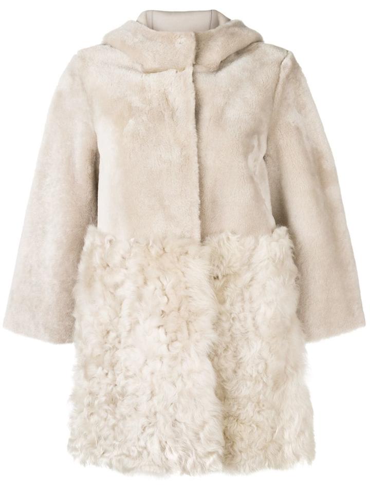 Drome Hooded Coat - Nude & Neutrals