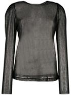 Tela Sheer Top - Black