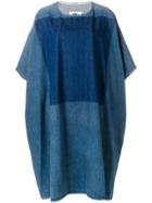 Mm6 Maison Margiela Kaftan Denim Dress - Blue