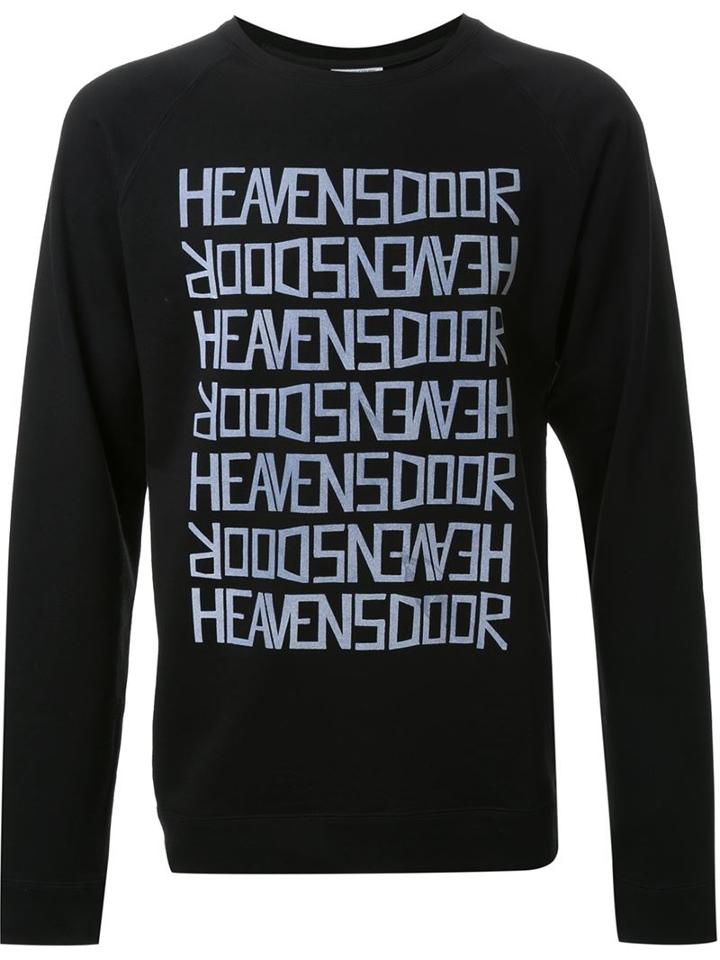 Fad Three 'heavens Door' Print Sweatshirt