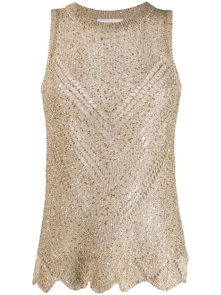 Snobby Sheep Snobby Sheep Vest Top - Gold