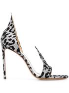 Francesco Russo Leopard Print Sandals - Metallic