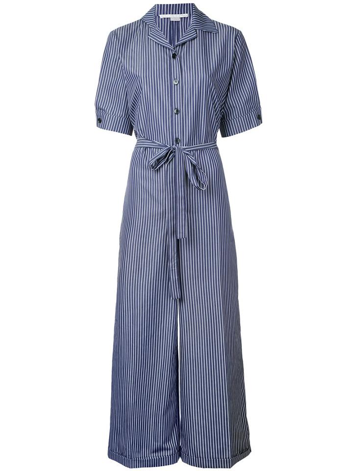 Stella Mccartney Striped Jumpsuit, Women's, Size: 44, Blue, Cotton
