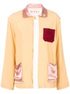 Marni Peaked Collar Jacket - Yellow