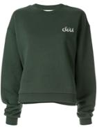 Être Cécile Cat Eyes Alexis Sweatshirt - Green