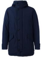 Stone Island Classic Parka Coat, Men's, Size: Xxl, Blue, Cotton/feather Down/polyamide/feather