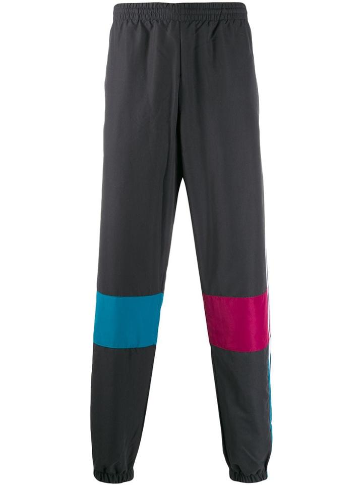 Adidas Paneled Track Pants - Grey