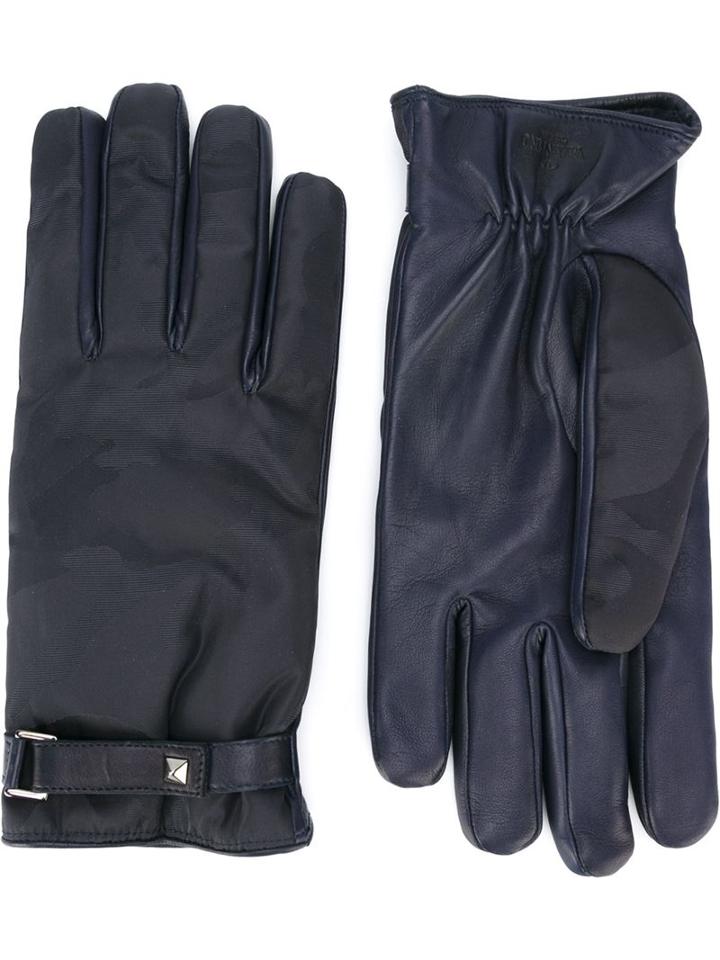 Valentino Garavani Camouflage Gloves