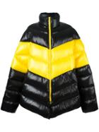Raf Simons Oversized Zipped Jacket, Men's, Black, Feather Down/nylon